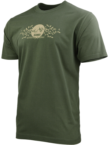 triko s potiskem HORY olivově zelené