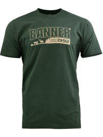 triko s potiskem BANNER 1992 tmavě zelené