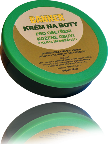 krém na boty bezbarvý