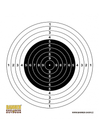 terče pro vzduchovky - standardní vzor - 30ks
