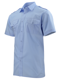 košile POLICE světle modrá s krátkým rukávem
