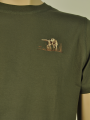 triko s výšivkou PES olivově zelené