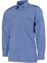 košile POLICE středně modrá s dlouhým rukávem