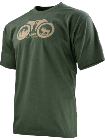 triko s potiskem DALEKOHLED olivově zelené