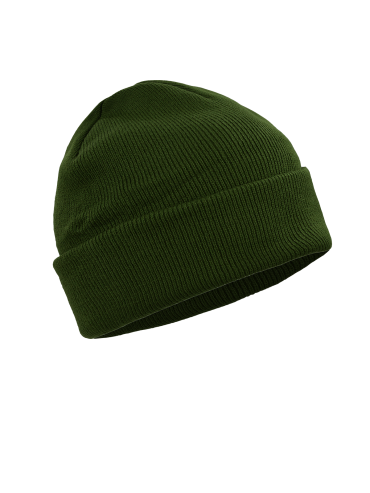 pletená čepice - zelená