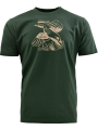 triko s potiskem KACHNA tmavě zelené